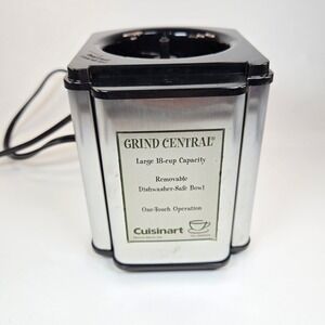 Cuisinart Grind Central Coffee Grinder Motor Base DCG-12BC Stainless‎ Black